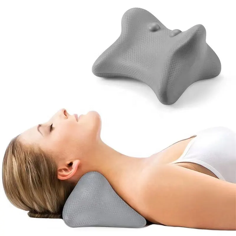 Source manufacturers supply floating point yoga column relieve pressure loose cervical vertebra neck pillow bump massage cushion