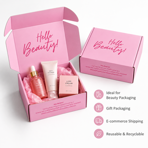Cajas de cartón corrugado plegables personalizadas de fábrica con impresión a todo color de doble cara para empaques de cosméticos y cuidado de la piel - Product Image 5