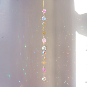 Atrapasoles de Cristal Natural Hecho a Mano, Atrapasoles de Cristal Colgantes, Prisma Arcoíris - Product Image 4