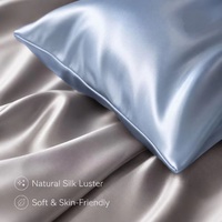 Taie d'oreiller de luxe 100% soie de mûrier de qualité 6A, respirante et lisse, taille personnalisable, avec fermeture à rabat