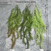 Plantes artificielles suspendues en plastique écologiques pour plafond, style herbe de dragon, pour mariage, intérieur/extérieur