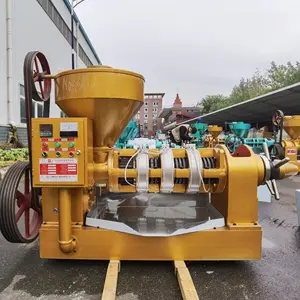 Guangxin YZYX140WK स्वत: 400KG/एच मूंगफली सूरजमुखी तेल प्रेस मशीन