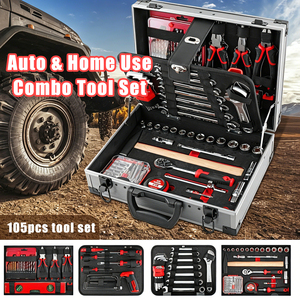 Kit d'outils à main polyvalent de 105 pièces pour les grands projets d'infrastructure et les systèmes de transmission professionnels (clés à douilles dynamométriques) - Product Image 6