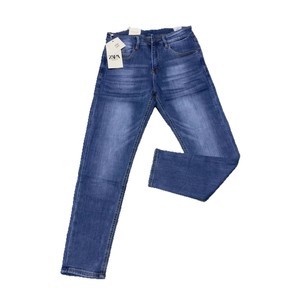 Jeans Cargo de Mezclilla para <span class=keywords><strong>Hombre</strong></span>, Estilo Vintage, Elásticos, Cintura Media, Lavado Medio, Corte Recto, Venta al Por Mayor - Product Image 5