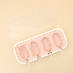 Moule à crème glacée en Silicone <span class=keywords><strong>de</strong></span> qualité alimentaire pour enfants <span class=keywords><strong>cochon</strong></span> dinosaure Animal Popsicle pour modèle <span class=keywords><strong>de</strong></span> crème glacée et <span class=keywords><strong>de</strong></span> bâton <span class=keywords><strong>de</strong></span> fromage à la maison - Product Image 3