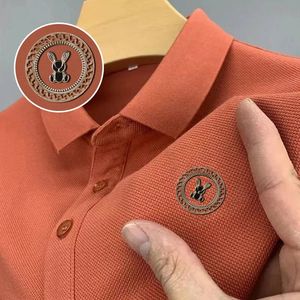 100% bead Land nueva camiseta de manga corta de verano para hombres <span class=keywords><strong>Paul</strong></span> Polo camisa solapa joven color sólido de talla grande top - Product Image 2