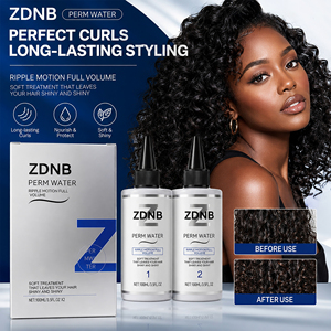 Crème de lissage capillaire permanente numérique chaude et froide multi-frisottis professionnelle pour salon ZDNB Lotion de permanente - Product Image 3