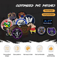 Patchs en caoutchouc personnalisés, logos en PVC, patchs en PVC personnalisés, patchs en caoutchouc souple 3D, badges