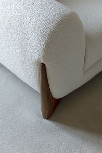 Muebles Disen, Sofá Moderno Personalizado de Alta Calidad Estilo Helado Blanco para Sala de Estar, Sofá con Estructura de Madera Maciza - Product Image 4