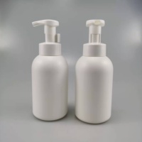 Flacon pompe vide en plastique HDPE pour savon mousseux 500ml 16oz, idéal pour désinfectant pour les mains et gel douche