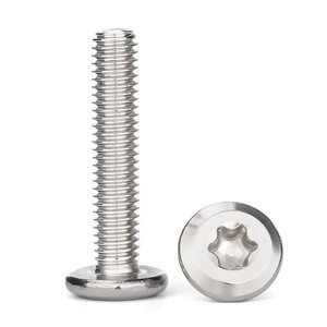 High Factory Price SS304 Furniture <b>Screws</b> Bolts M5 M6 Torx Beveled Large <b>Flat</b> Head Metric SIzes Measurement System - Product Image 5