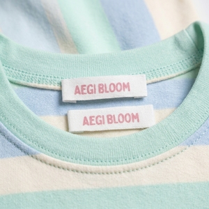 Etichette in cotone all'ingrosso resistenti al sudore e all'usura, etichette per il collo con stampa nitida e precisa per <span class=keywords><strong>maglie</strong></span> da allenamento e asciugamani assorbenti per bambini - Product Image 4