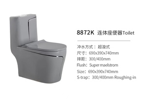 Water WC in ceramica blu, - Product Image 4