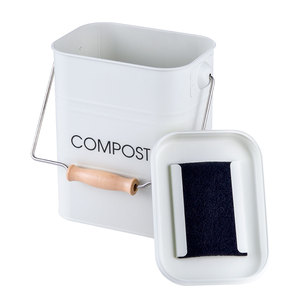 Poubelle à compost 3.5L avec manche <span class=keywords><strong>en</strong></span> <span class=keywords><strong>bois</strong></span> avec couleur personnalisée - Product Image 2