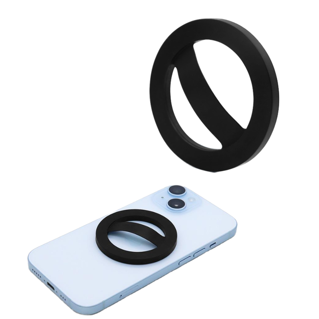 Easy Attachment Magnetic Mobile Phone Grip Silicone Finger Loop Flexible Cellphone Holder for MagSafe Magnetic Phone Grip