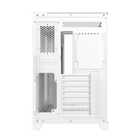 AntarcChill Full Tower ATX MATX Full View Three Transparent Side Panels Dated Computer Case Cover PC Case