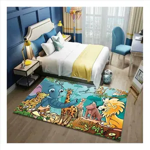 Bé Yêu Thích Shinny Velvet Bán Lớn Bề Mặt Mịn Kid Thiết Kế In Rug