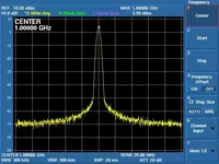 Modul ADF5355 dengan layar warna kapasitif 3.5 inci sumber sinyal RF Synthesizer frekuensi Microwave VCO asli