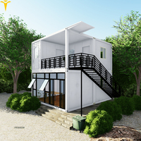 Sortie d'usine 2/3 chambres conteneur maison modulaire maisons préfabriquées maison peut être combiné et modifié