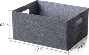 Custom Label Stylish Felt Tote Bag Nursery <b>Storage</b> <b>Basket</b> Baby Diaper Caddy Organizer <b>for</b> Baby Wipes Baby - Product Image 5
