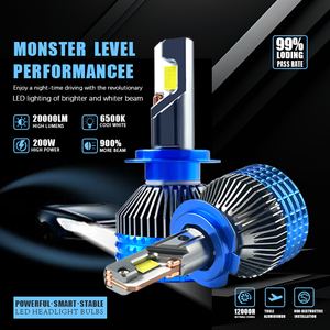 <span class=keywords><strong>Bombillas</strong></span> <span class=keywords><strong>LED</strong></span> para Faros Delanteros de Coche de Larga Duración, 360W, H4 <span class=keywords><strong>H7</strong></span> H11, Sin Errores de Bus CAN, Ahorro de Energía - Product Image 2