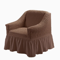 Housse de canapé extensible lavable, élastique, tout-en-un, pour canapé-lit, anti-poussière, en polyester/coton