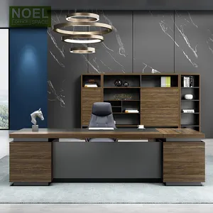 Neue moderne Büromöbel Neuester Büro tisch Luxus-Büro tisch designs CEO Geschäfts führer Vorstand L-förmiger MDF-Tisch