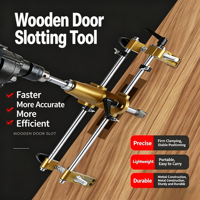 Kit de mortaiseuse manuelle DIY OEM pour portes en bois, ouvre-trou de serrure, tête de perçage 16-24mm