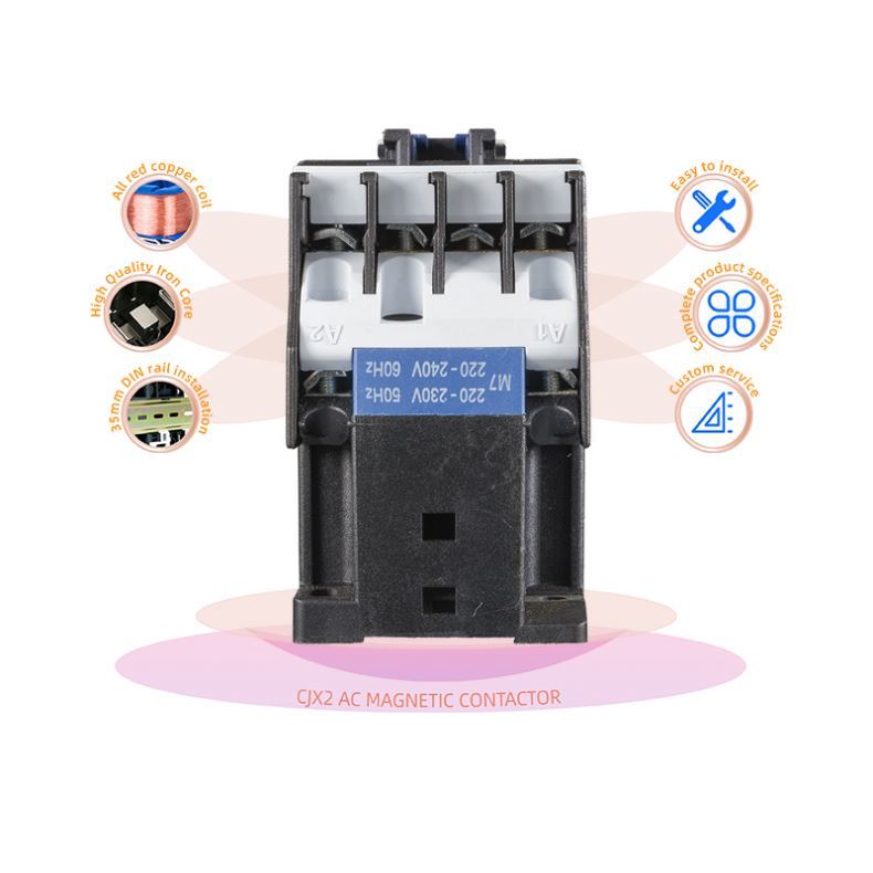 AC Contactor Types Of Ac Magnetic Contactor 3 Pole Contactor For Low Voltage Switchgear