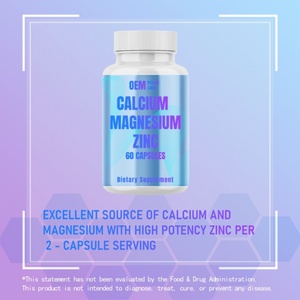 Cápsulas de Calcio, Magnesio y Zinc al por Mayor OEM, Suplemento para la Salud de Huesos y Articulaciones para Adultos con Etiqueta Privada - Product Image 3