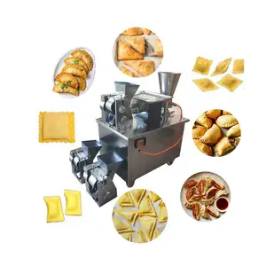 Yeni tahıl ürün yapma makineleri otomatik hamur samosa gyoza momos cilt hamur sarıcı makinesi