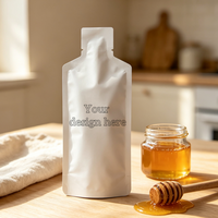 Pochettes en aluminium de forme spéciale de 50 ml pour le miel, pochettes PET AL RCPP résistantes à la chaleur pour les vinaigrettes