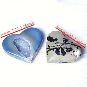 Wholesale High Quality Carved <b>Crystal</b> Polishing Stone Energy Heart for Decorative Energy Balance - Product Image 3