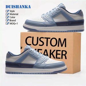 Chaussures de sport de luxe pour hommes, baskets décontractées en cuir unisexe, chaussures de marche épaisses pour femmes – Vente en gros usine - Product Image 1
