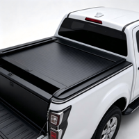 Couverture de benne rigide rétractable en aluminium, couverture de benne de camion étanche et verrouillable pour accessoires de camionnettes