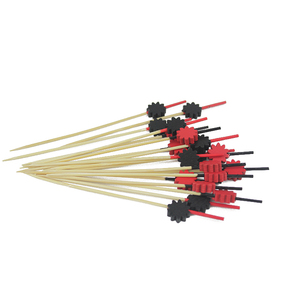Décoration Colorée Naturelle Fleurs Perle Bambou <span class=keywords><strong>Pique</strong></span> <span class=keywords><strong>Brochette</strong></span> Bâton - Product Image 4