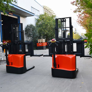 Grúas apiladoras totalmente eléctricas Carretilla elevadora eléctrica 1,5 T Pallet Jack Truck <span class=keywords><strong>Stacker</strong></span> para la industria manufacturera - Product Image 1
