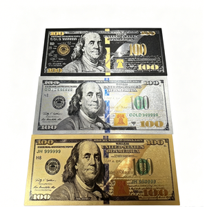 Billetes <span class=keywords><strong>de</strong></span> Dólar Estadounidense en Oro Negro <span class=keywords><strong>de</strong></span> 24K, Lámina Dorada <span class=keywords><strong>de</strong></span> <span class=keywords><strong>100</strong></span> Dólares, Dinero Ficticio, Impermeable, Recuerdo Conmemorativo, Colección <span class=keywords><strong>de</strong></span> Billetes - Product Image 5