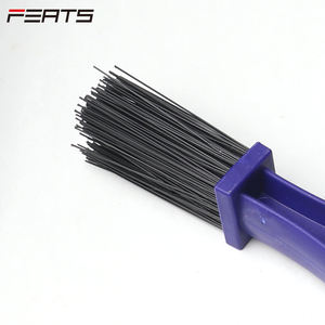 Mango de ABS y cepillo de PP Limpiador de <span class=keywords><strong>cadena</strong></span> de <span class=keywords><strong>bicicleta</strong></span> Lavadora Cepillo de rueda libre Accesorio de <span class=keywords><strong>bicicleta</strong></span> - Product Image 2