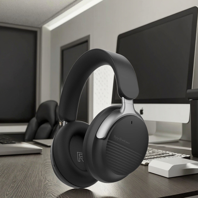 Active Noise Cancelling Headphones, ANC Blue Tooth Headphones WirelessTop-Ranking New Arrival Deep Bass Stereo Over-Ear Design