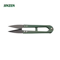 Tijeras de Corte de Hilo en Forma de U JINZEN TC-805 de Alta Calidad, Herramientas de Costura, Cortador de Hilo con Mango Multicolor