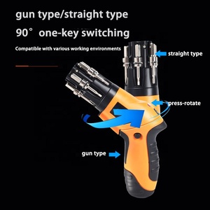 Cacciavite Elettrico Multifunzione Senza Fili, Mini Cacciavite a Batteria 3.6V con <span class=keywords><strong>Doppio</strong></span> Cuscinetto Pieghevole e Alimentazione al Litio - Product Image 2