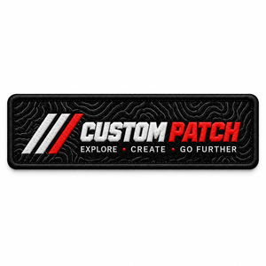 Certified Factory Black Outdoor Style Custom Logo Embroidered Patch Laser Cut Hook And Loop Embroidery Patches - Product Image 6