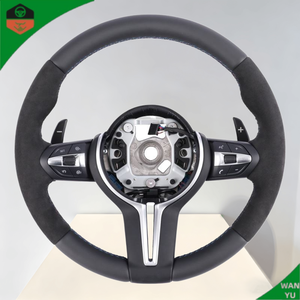 Volante Deportivo de Cuero Perforado para <span class=keywords><strong>BMW</strong></span> Serie 6 F06 118i 440i F36 X5m F15 F22 M240i F30 <span class=keywords><strong>320d</strong></span> - Product Image 4