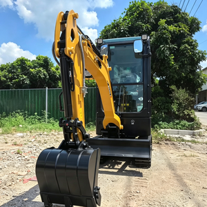 Mini-excavatrice sur chenilles polyvalente SANY SY20C avec flèche déportée et chenilles rétractables, machine de terrassement compacte - Product Image 1