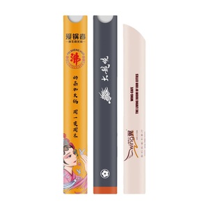 Custom Chopstick Sleeves Waterproof Laminated <b>Paper</b> Logo Printed Disposable For Restaurant Wholesale - Product Image 5