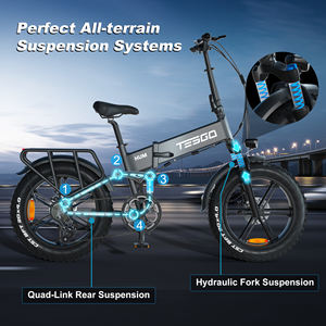 Bicicleta Eléctrica Plegable <span class=keywords><strong>GOSEN</strong></span> de 750W 48V con Llantas Gruesas de 20 Pulgadas, Suspensión Completa, Aleación, Todoterreno, para Adultos - Product Image 4