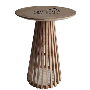 โต๊ะกลมไม้ โต๊ะกาแฟ สำหรับงานเช่าหรือใช้งานกลางแจ้ง - Product Image 2