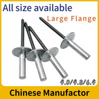 Boîtes de rivets aveugles en titane à tête dôme ouverte en vrac, rivets aveugles en acier au carbone avec placage zinc pour applications industrielles