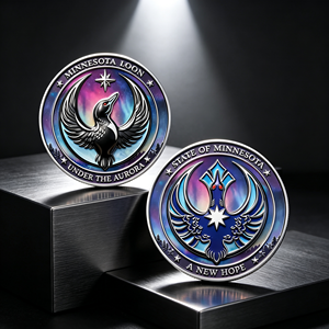 Moneda Conmemorativa con Diseño de Águila en Relieve 3D - Product Image 2